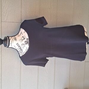 Vintage 90's JKLA California Black Liquid Short Sleeve Tee Size Medium Stretchy